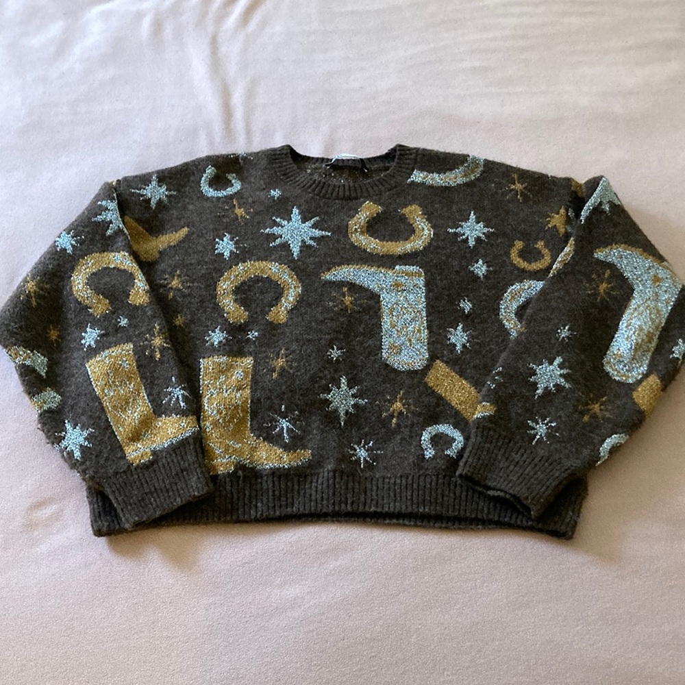 Zara cowboy sweater